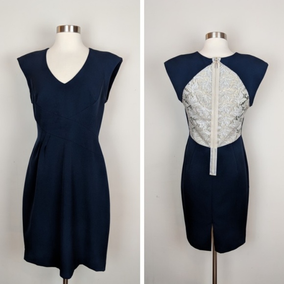 Black Halo Dresses & Skirts - Black Halo • Navy • The Jagger Dress [Dresses]